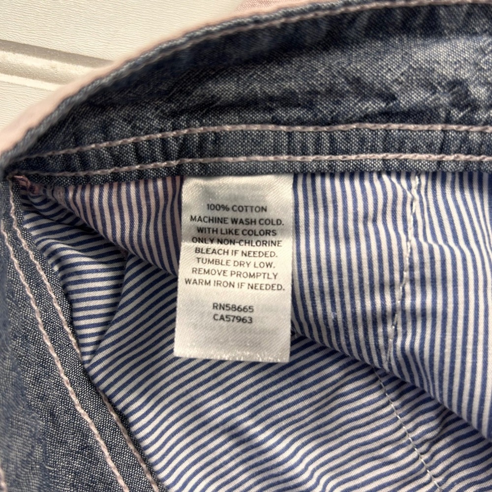 14th & Union Slim Fit Chino Shorts Mens 33 Light Pink Dusty Rose Blush - Picture 5 of 15